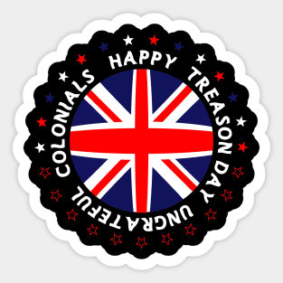 Happy Treason Day Sticker